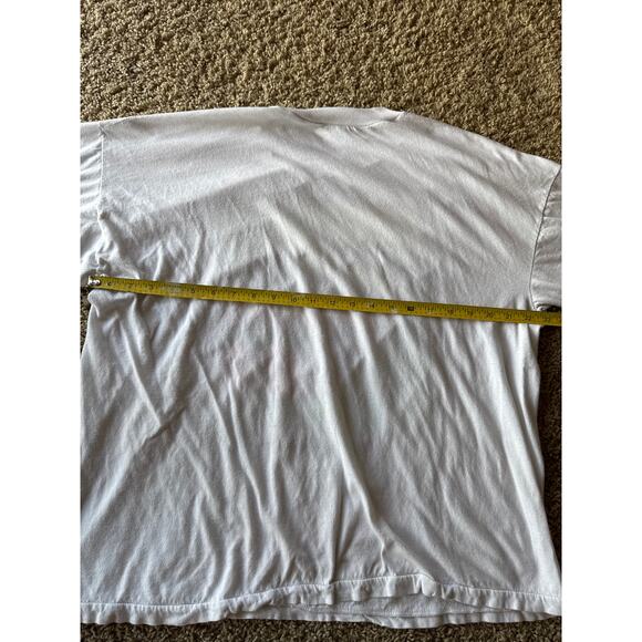 Vintage Neon Puerto Vallarta Single Stitched Poncho's XL White Surf T-Shirt - Picture 5 of 6